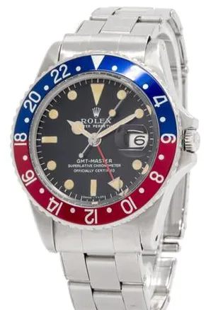 Rolex GMT-Master 1675 40mm Stainless steel Black