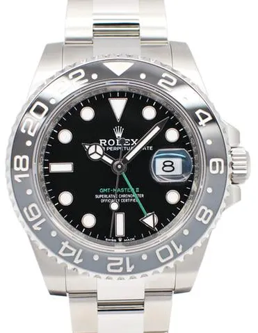 Rolex GMT-Master II 126710GRNR 40mm Stainless steel Black