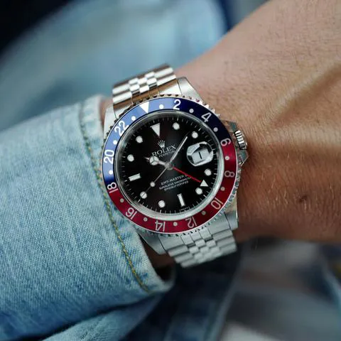 Rolex GMT-Master II 16710 40mm Stainless steel Black