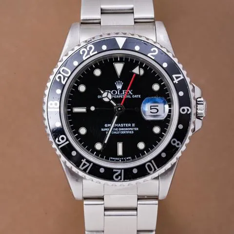 Rolex GMT-Master II 16710 40mm Stainless steel Black