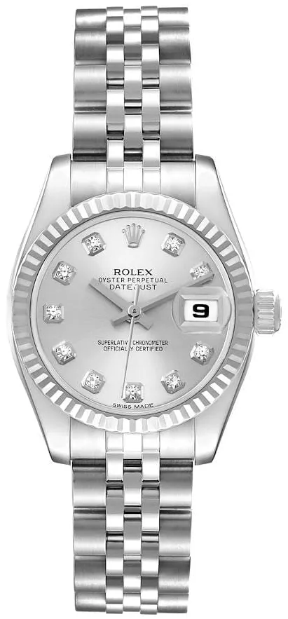 Rolex Lady-Datejust 179174 26mm Stainless steel Silver