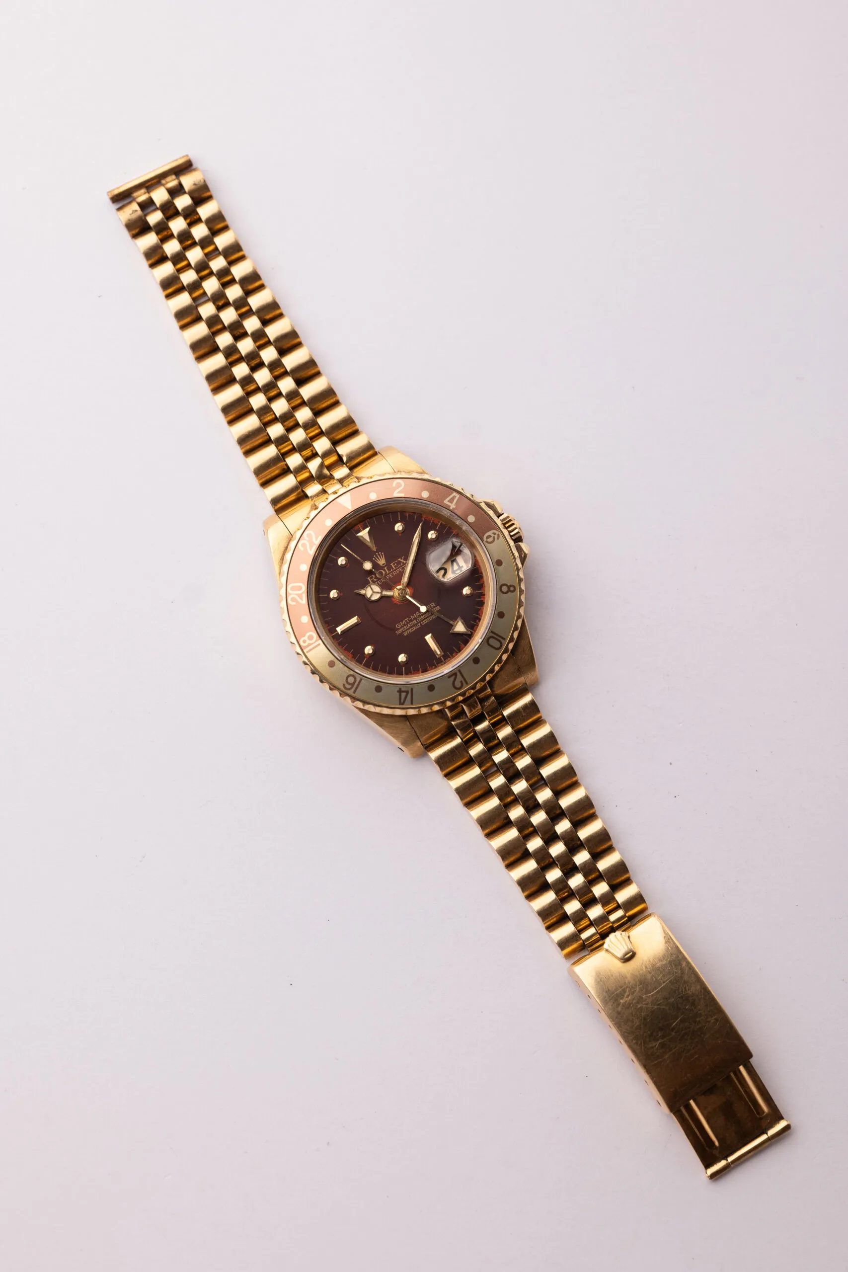 Rolex GMT-Master 16758 Yellow gold Rootbeer nipple 1