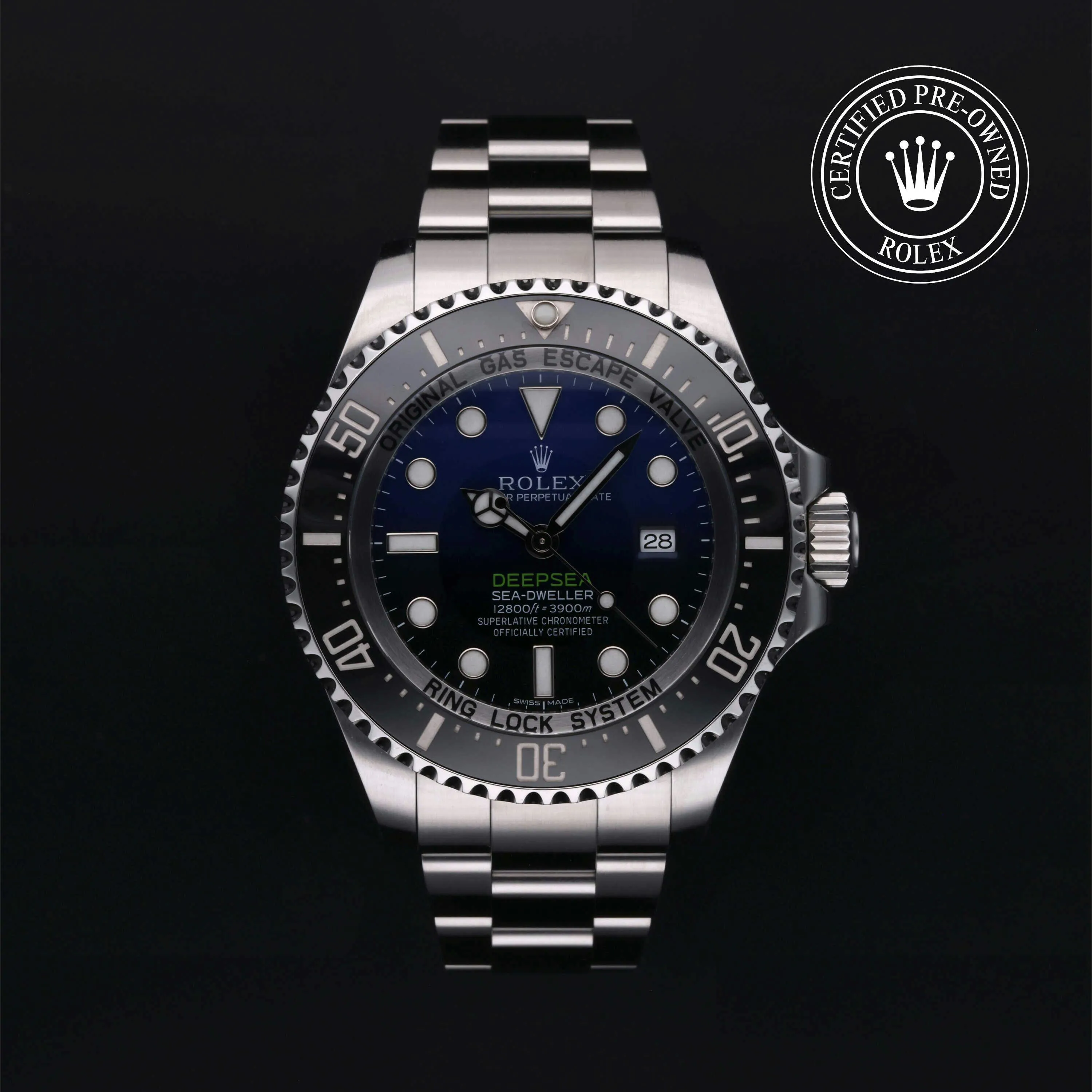 Rolex Sea-Dweller Deepsea 116660-0003 44mm Stainless steel Black, Blue