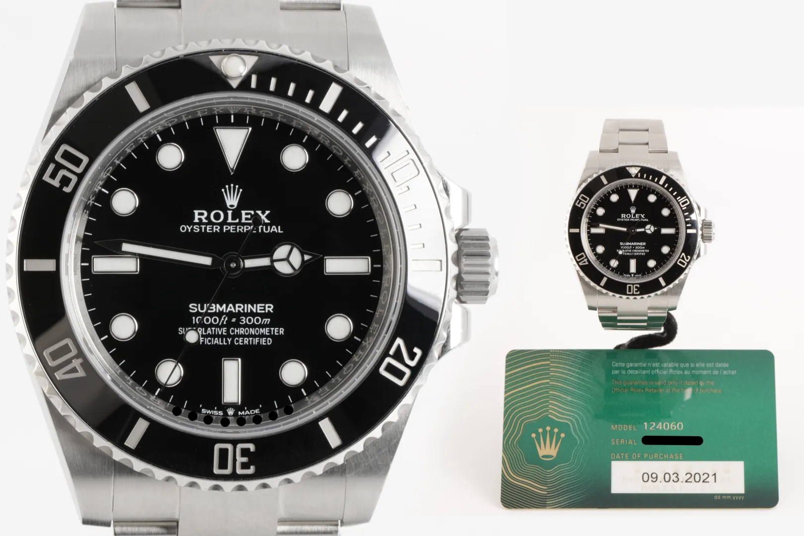 Rolex Submariner 124060 41mm Stainless steel