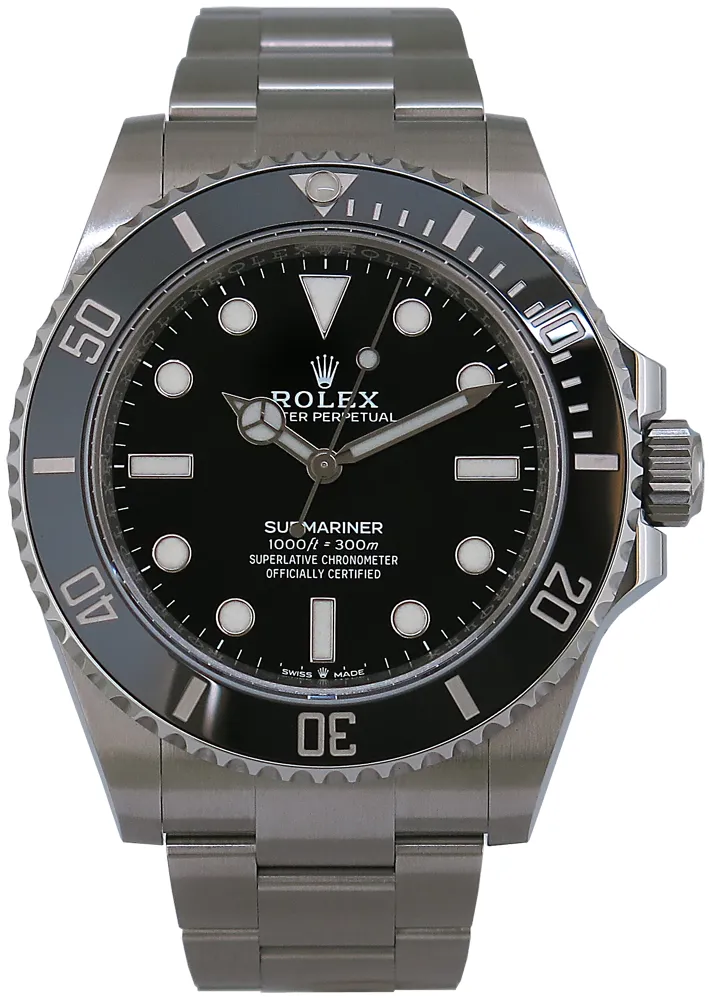 Rolex Submariner 124060 41mm Stainless steel Black