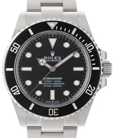 Rolex Submariner (No Date) 41 124060 41mm Stainless steel Black