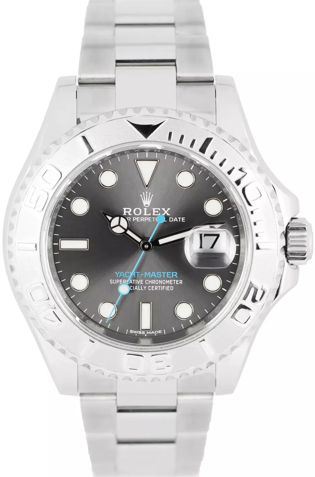 Rolex Yacht-Master 116622-0003 40mm Platinum Gray