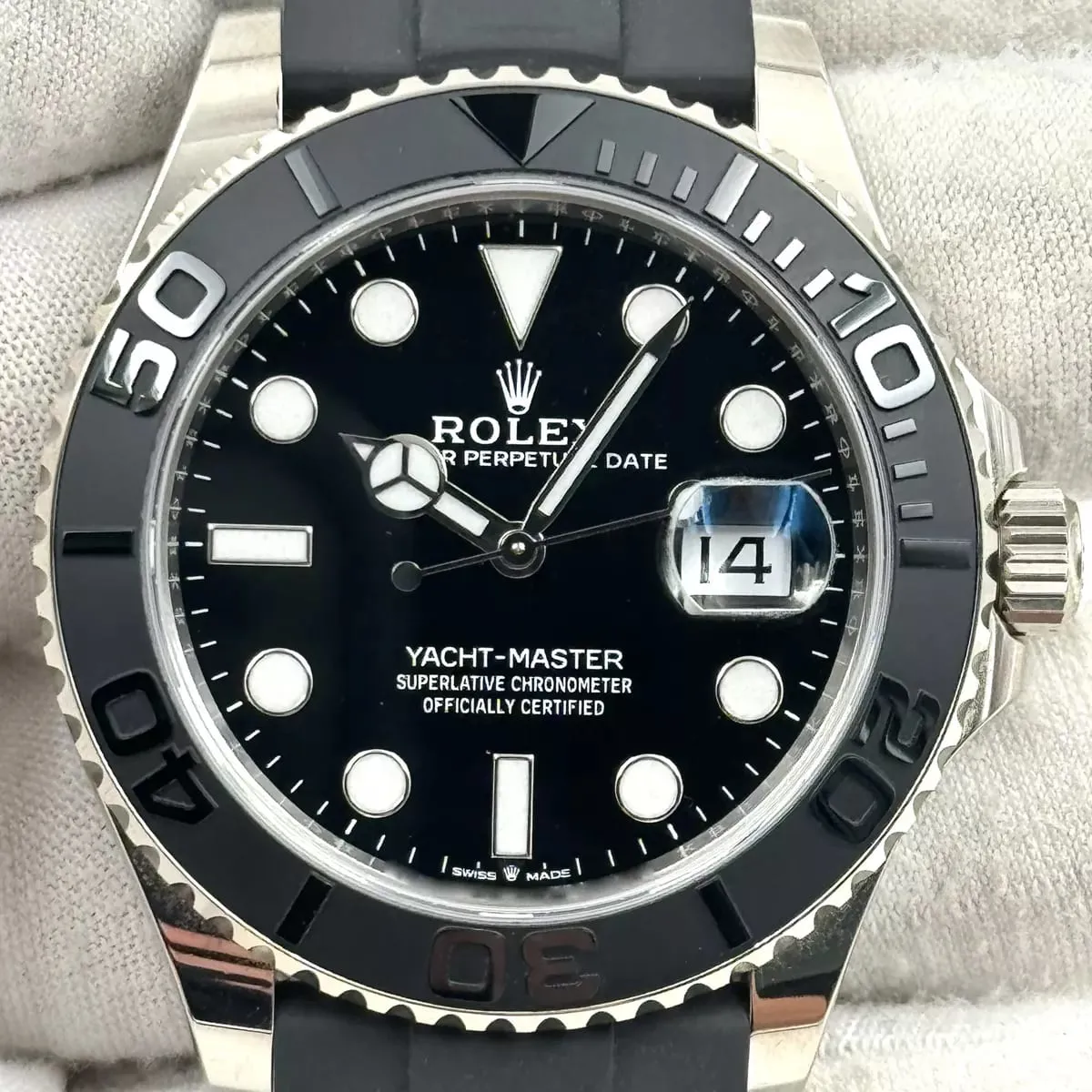 Rolex Yacht-Master 226659-0002 42mm 18k white gold Black