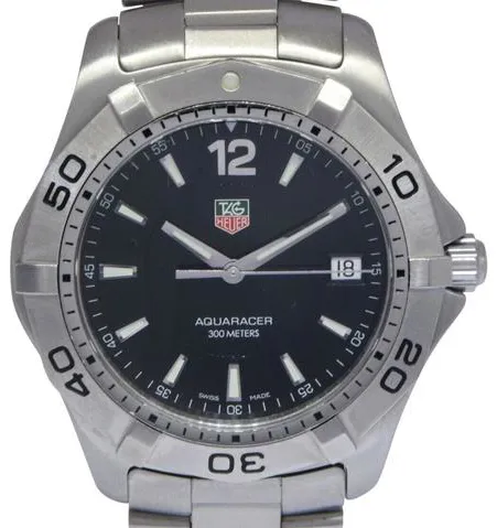 TAG Heuer Aquaracer WAF1110 39mm Stainless steel Black