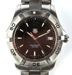 TAG Heuer Aquaracer WAF1110 Stainless steel Black