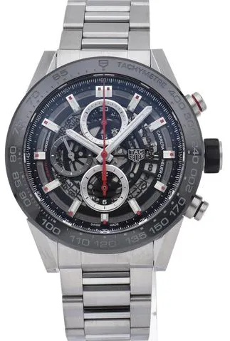 TAG Heuer Carrera CAR2A1W.BA0703 43mm Stainless steel Skeleton 1