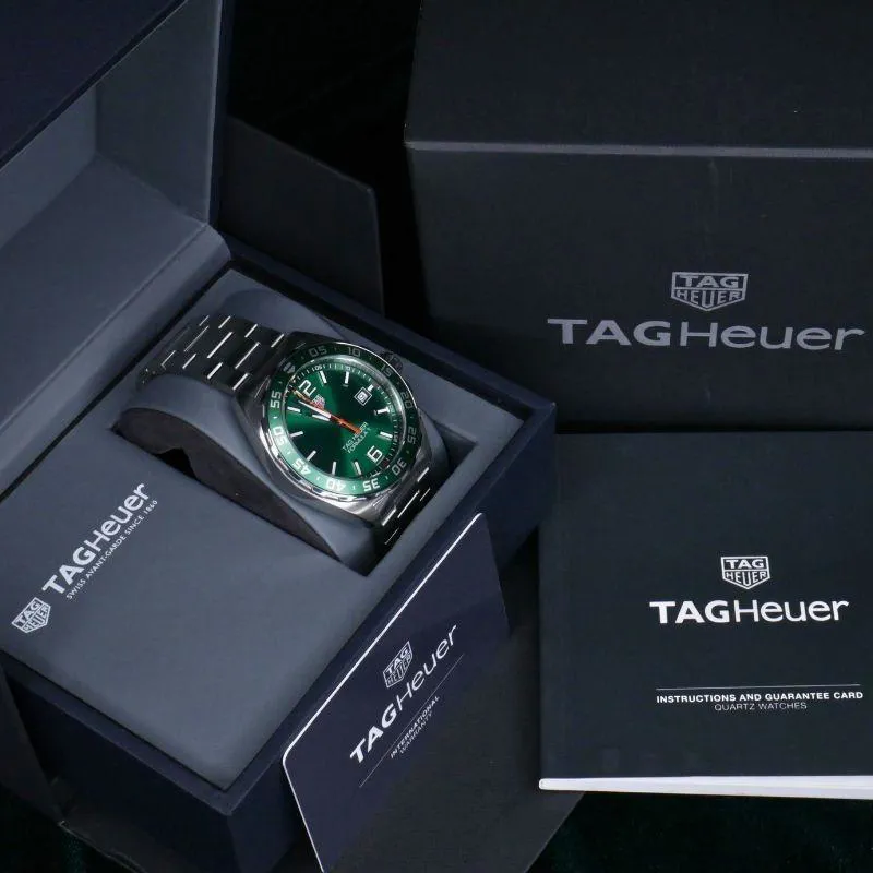 TAG Heuer Formula 1 Quartz WAZ1017.BA0842 43mm Stainless steel Green 7