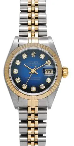 Rolex Datejust 69173G 26mm Stainless steel Blue