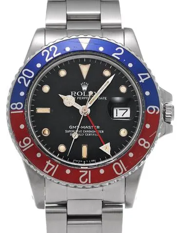 Rolex GMT-Master 16750 40mm Stainless steel Black