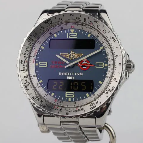 Breitling Windrider A56012 42mm Stainless steel Blue