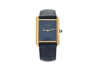 Cartier Tank Gilded silver