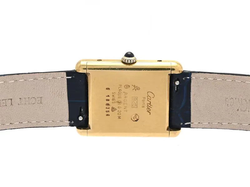 Cartier Tank 23.5mm Gilded silver Spider 2