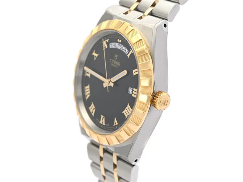 Tudor Royal M28603-0003 41mm Stainless steel and gold Black 1