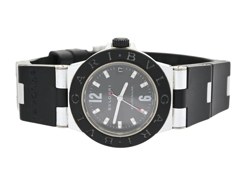 Bulgari Diagono AL 32 TA 32mm Aluminium and Rubber