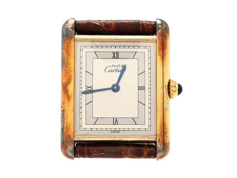 Cartier Tank 23.5mm Gilded silver