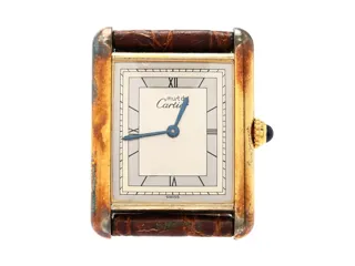 Cartier Tank Gilded silver