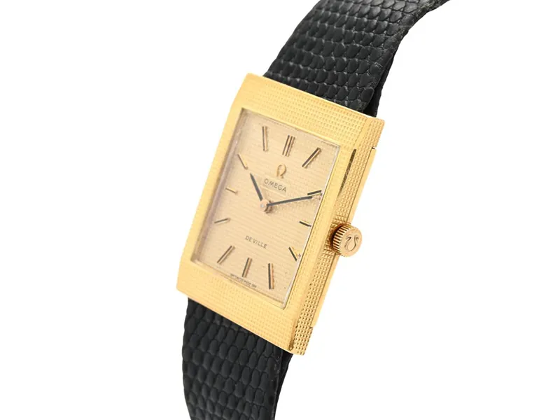 Omega De Ville BA 111.081 24mm 18k Gold Gold 1