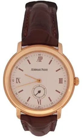 Audemars Piguet Jules Audemars 15056OR.OO.A067CR.02 36mm Rose gold Silver