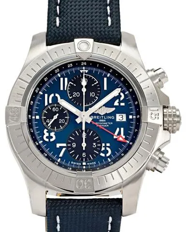 Breitling Avenger A24315101C1X1 45mm Stainless steel Blue