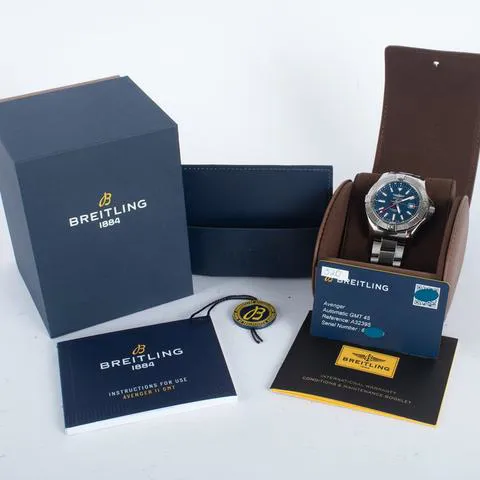 Breitling Avenger A32395101C1A1 45mm Stainless steel Blue 7