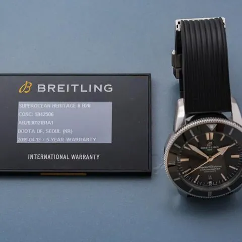 Breitling Superocean Heritage AB2030121B1S1 44mm Stainless steel Black 1