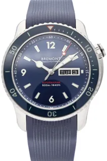 Bremont Supermarine S500-BL-2018-R-S Stainless steel Blue