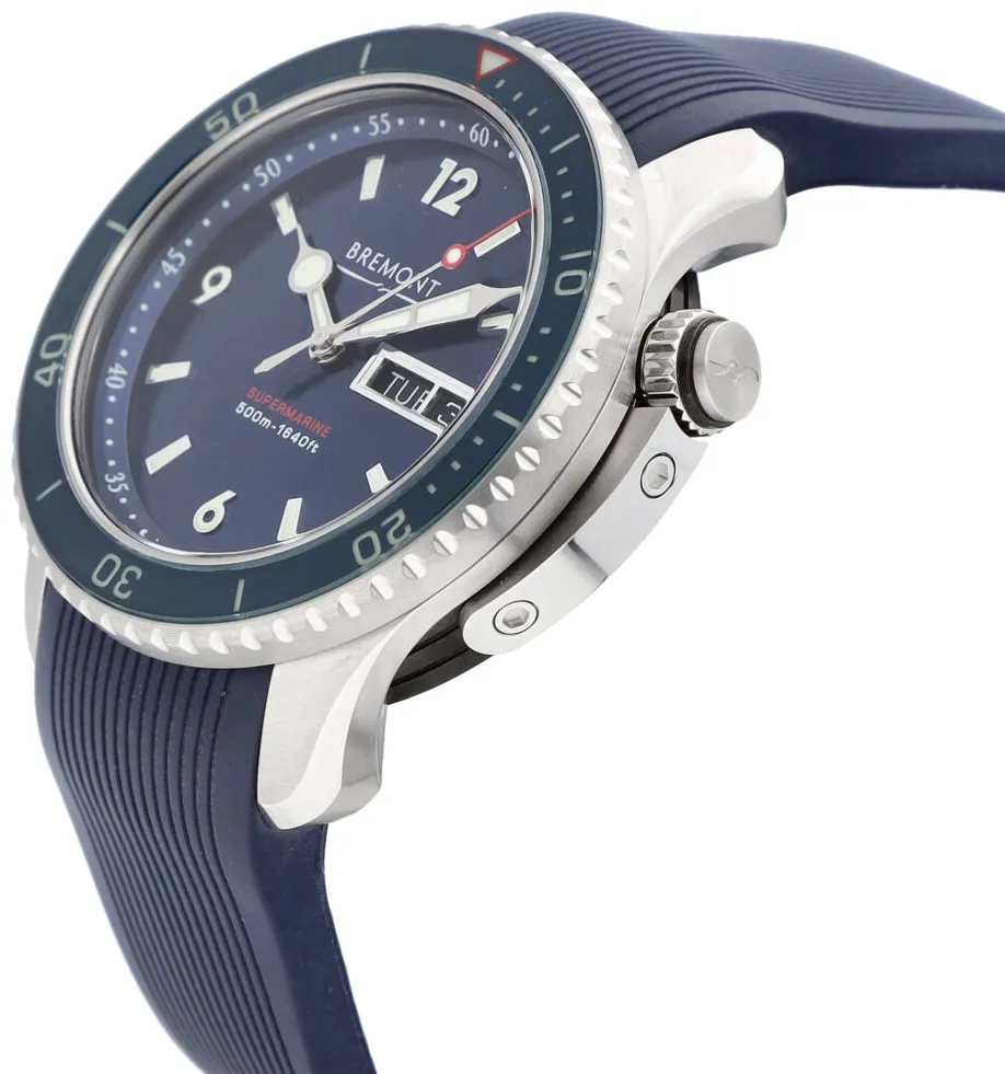 Bremont Supermarine S500 43mm Stainless steel Blue 1