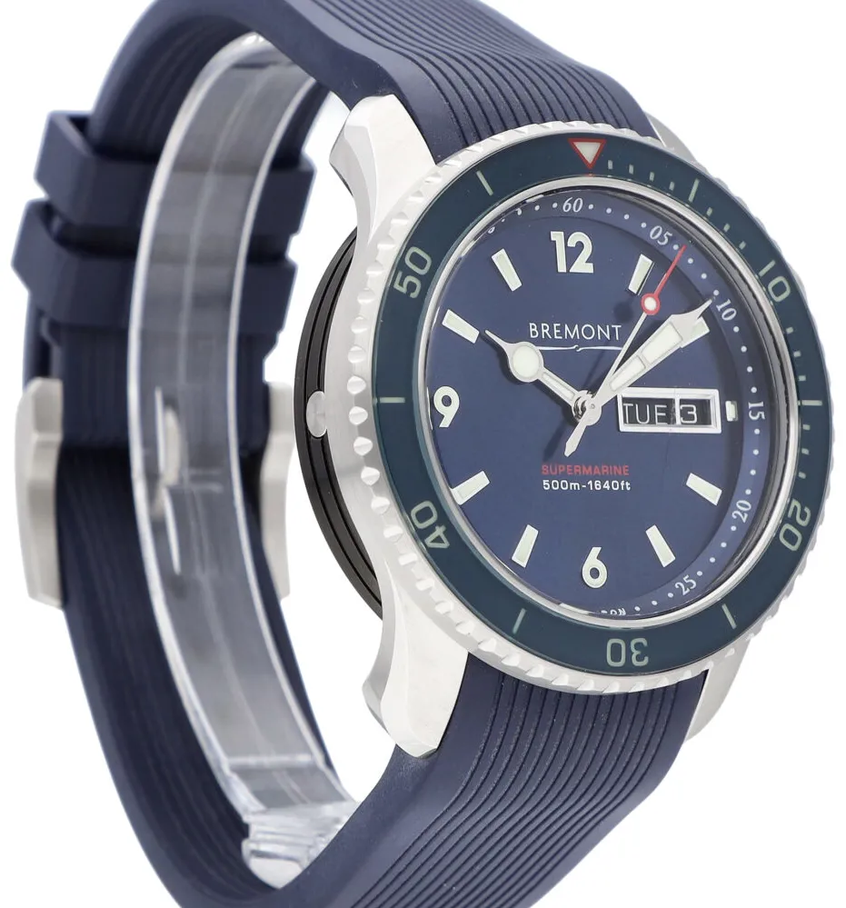 Bremont Supermarine S500 43mm Stainless steel Blue 2