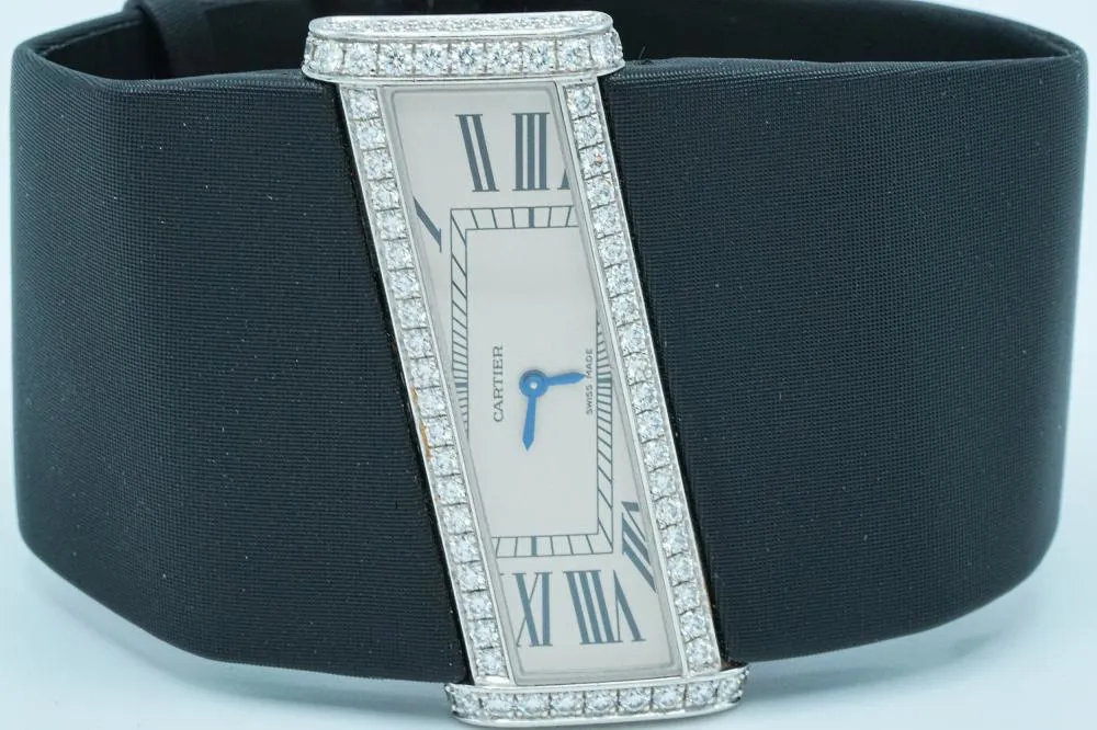 Cartier Tank Divan Diagonale 2786 18k white gold and Diamond White 6