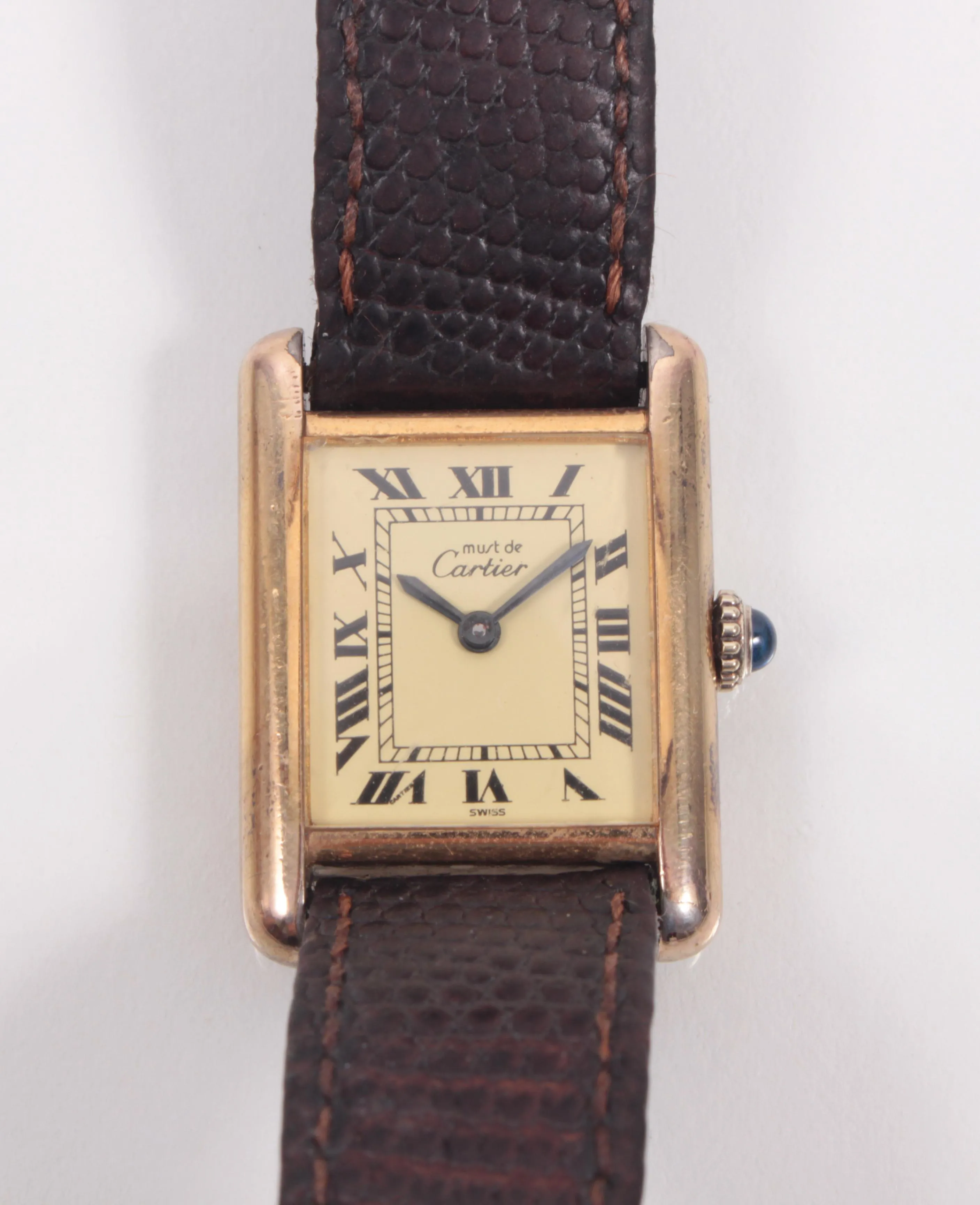 Cartier Tank 28mm Gold-plated silver 1