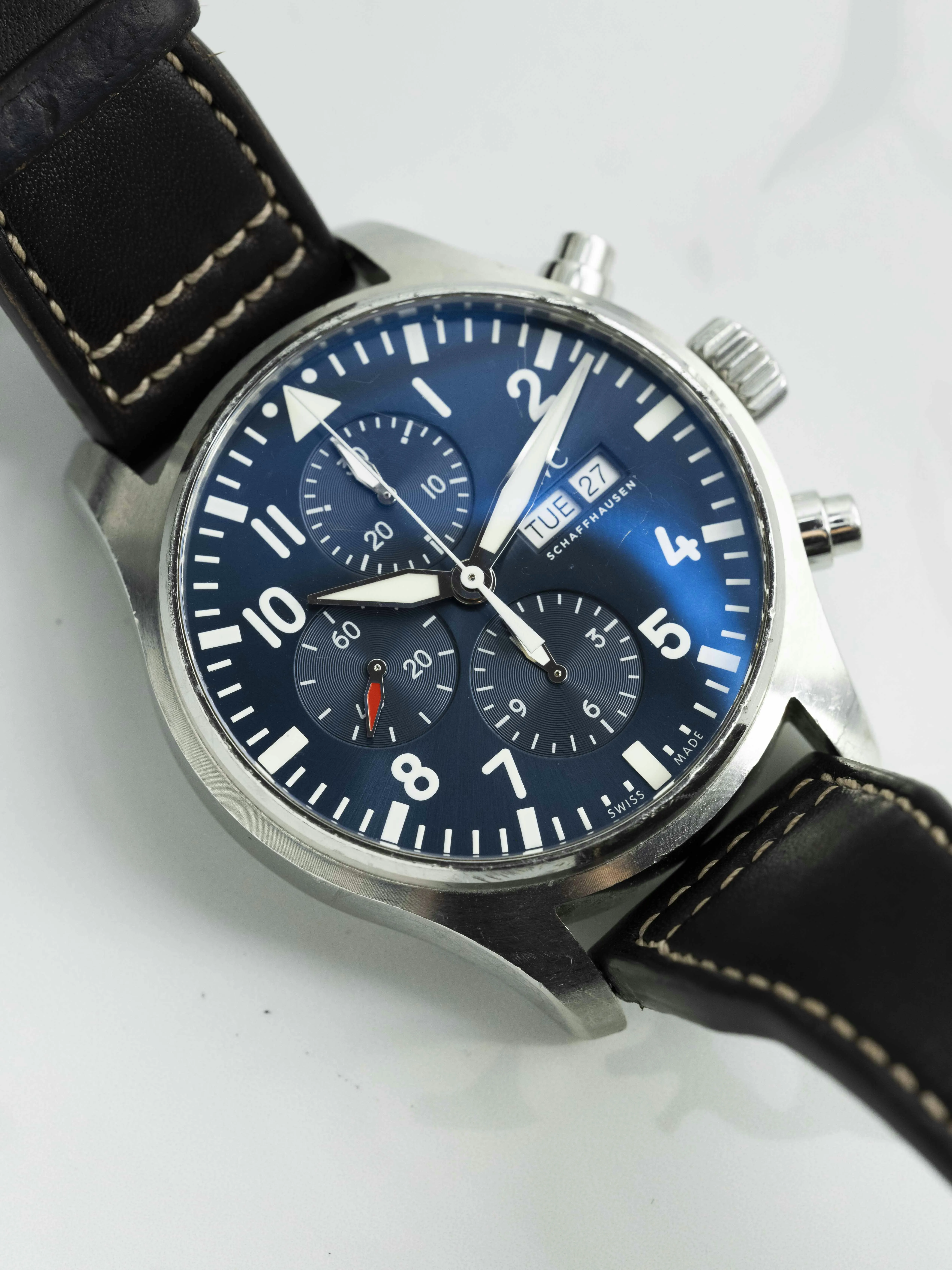 IWC Pilot Chronograph IW377714 41mm Stainless steel Blue 2