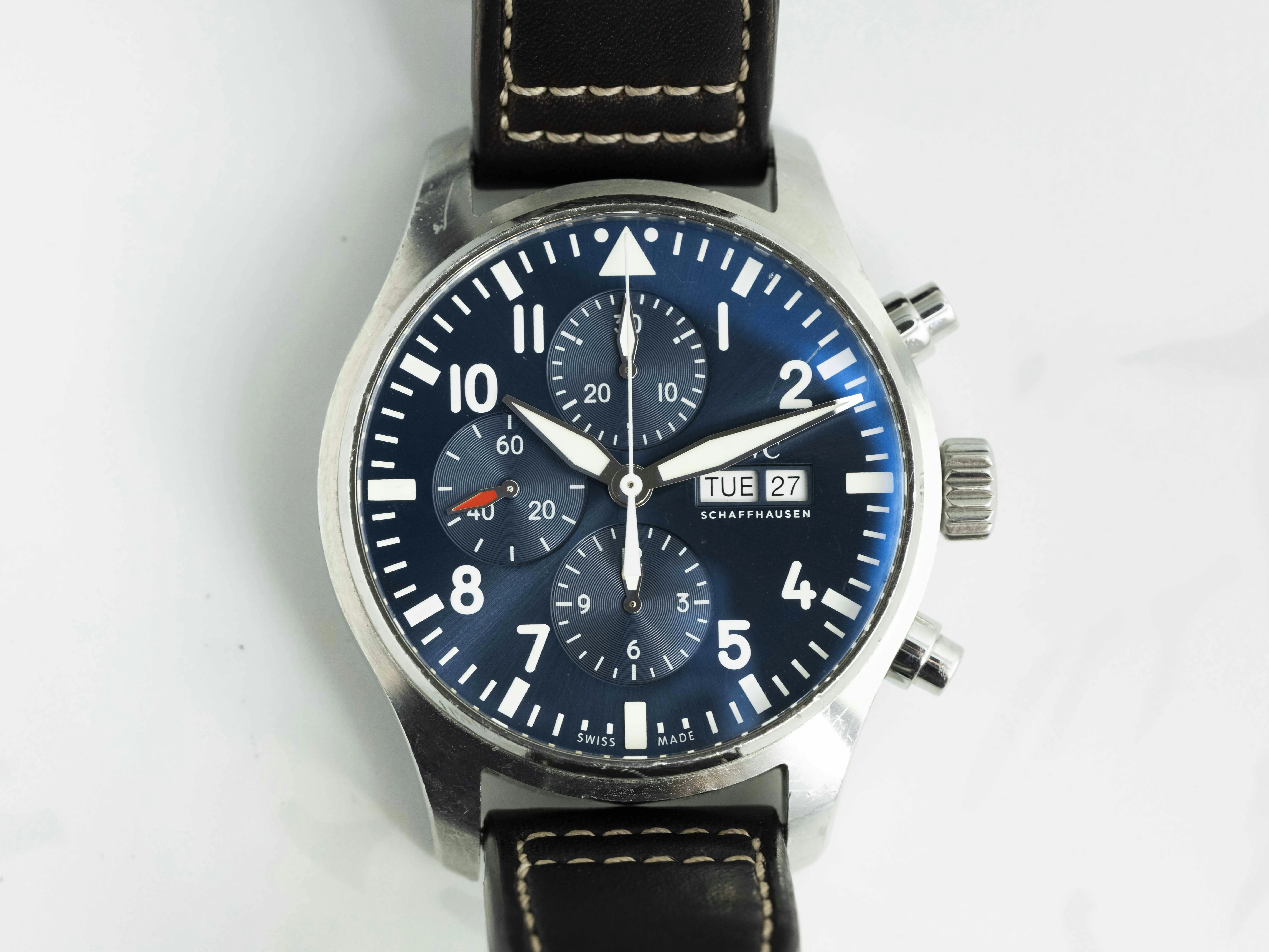 IWC Pilot Chronograph IW377714 41mm Stainless steel Blue 3