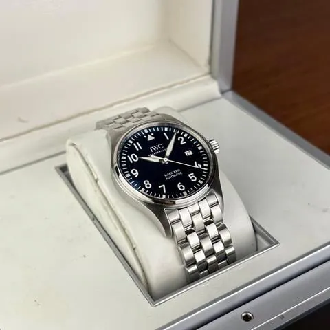 IWC Pilot Mark IW327014 40mm Stainless steel Blue 9