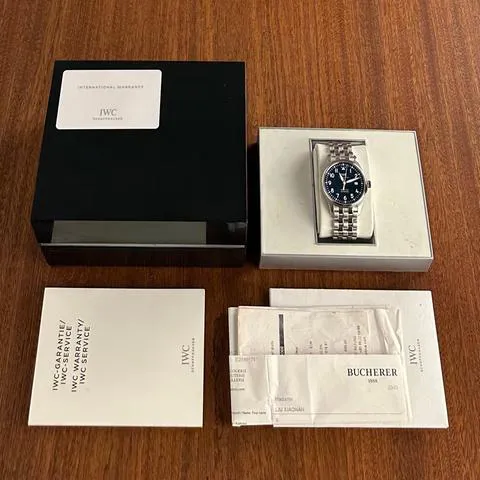 IWC Pilot Mark IW327014 40mm Stainless steel Blue 10