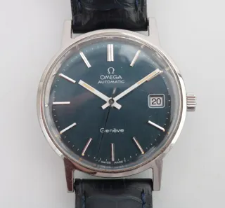 Omega Genève 166.0163 Stainless steel Dark Blue