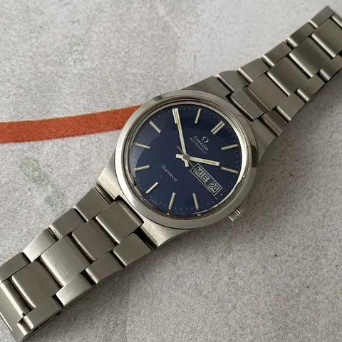 Omega Genève 1660174 36.2mm Stainless steel Blue 2