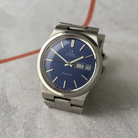 Omega Genève 1660174 36.2mm Stainless steel Blue 3