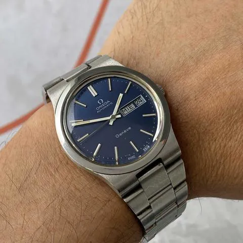 Omega Genève 1660174 36.2mm Stainless steel Blue 5