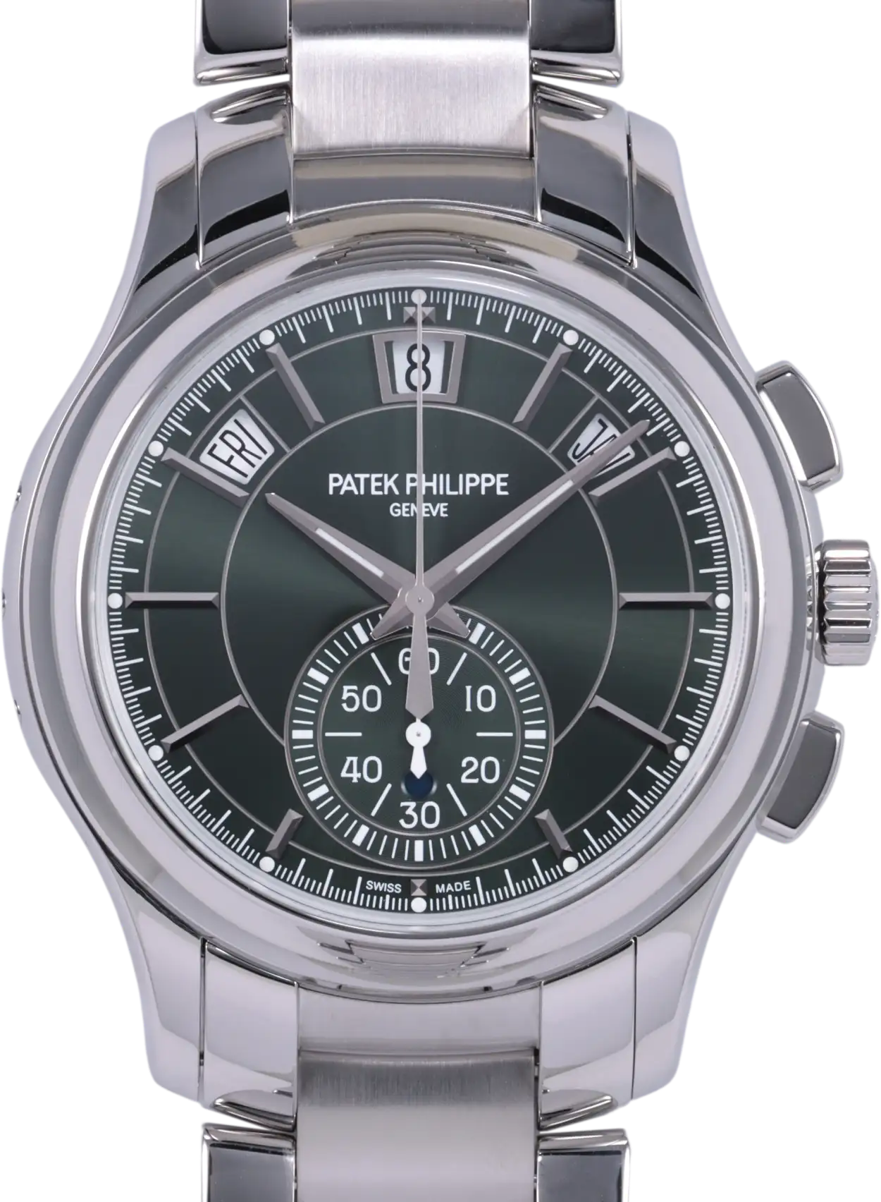 Patek Philippe Annual Calendar Chronograph 5905/1A-001 42mm Stainless steel Green