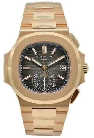 Patek Philippe Nautilus 5980/1R-001 40mm Rose gold Black