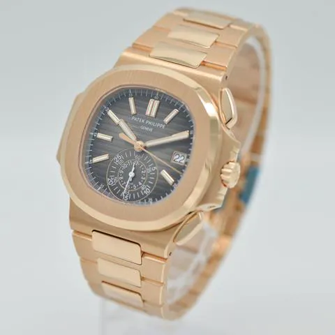 Patek Philippe Nautilus 5980/1R-001 40mm Rose gold Black 2