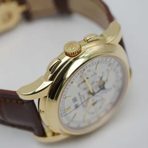 Patek Philippe Perpetual Calendar Chronograph 5970J-001 40mm Yellow gold Silver 11