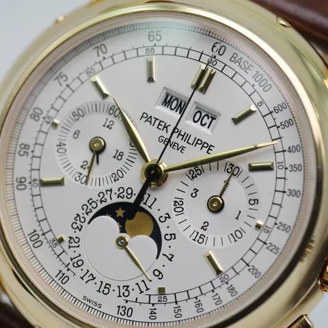 Patek Philippe Perpetual Calendar Chronograph 5970J-001 40mm Yellow gold Silver 14