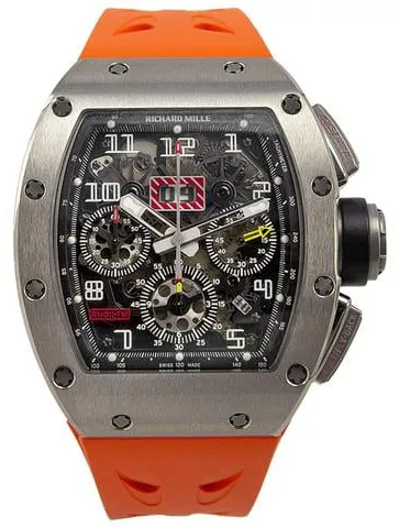 Richard Mille RM 011 RM-011-FM 50mm White gold Skeletonized