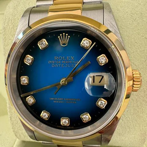 Rolex Datejust 36 16203 Yellow gold and Stainless steel Blue 1